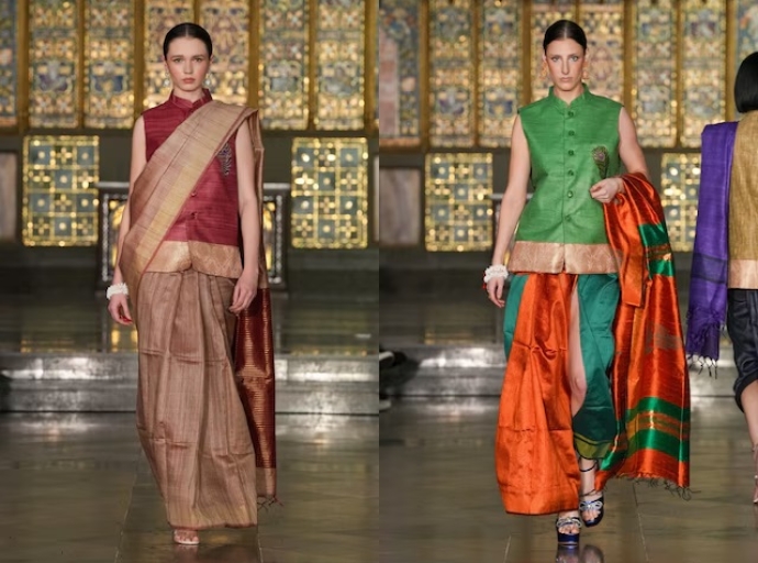Designer Harvinder Kaur attends London Fashion Week 2024
